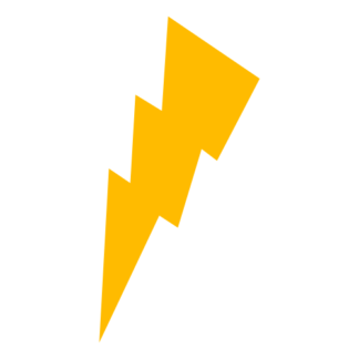 Thunder Decal (Yellow)